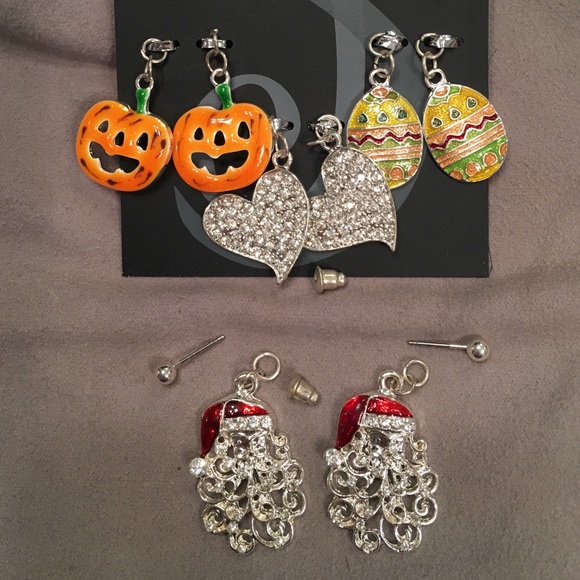 Interchangeable Pierced Earrings for Holidays - Picture 4 of 4